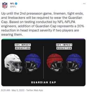 nfl preseason helmets 2022