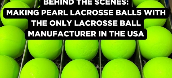 Behind the scenes BTS making of the pearl lacrosse balls only manufacturer of lacrosse balls in the USA