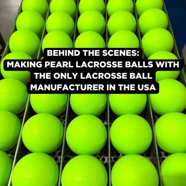 Behind the scenes BTS making of the pearl lacrosse balls only manufacturer of lacrosse balls in the USA
