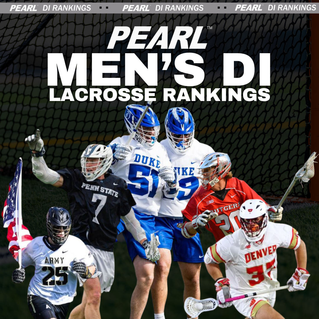 PEARL Top 20 DI Men's Lacrosse Rankings Guardian Sports