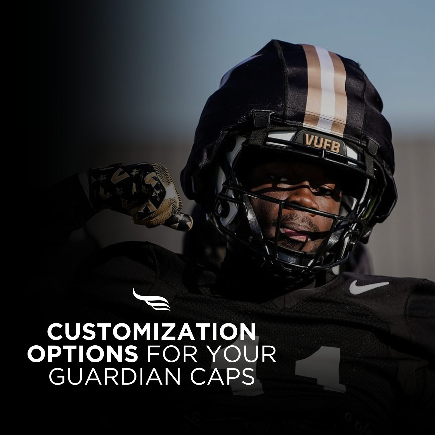 customize your football helmet Own Custom  The Helmet Giant Guardian Caps | Customization -
