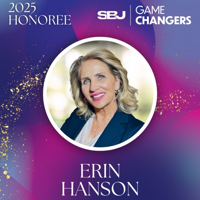 Erin Hanson Awarded to Sports Business Journal Game Changers - Guardian ...